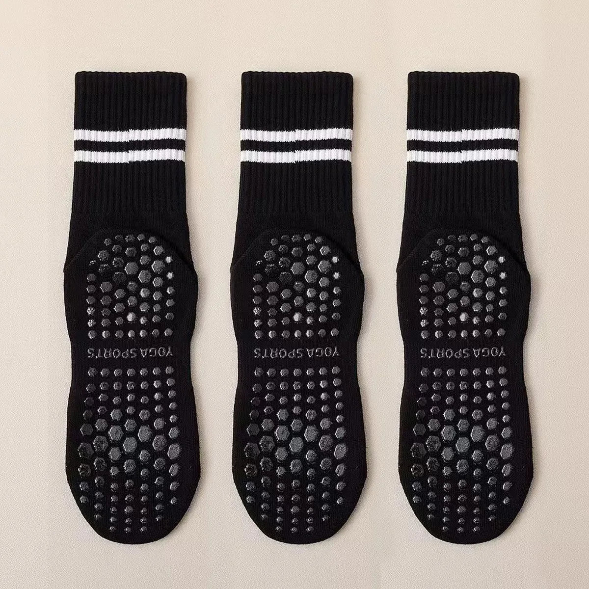 Pack Chaussettes Pilates Antidérapantes